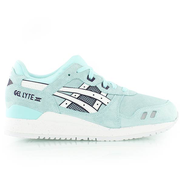 asics gel lyte iii w chaussures turquoise, asics gel lyte iii w chaussures bleu blanc
